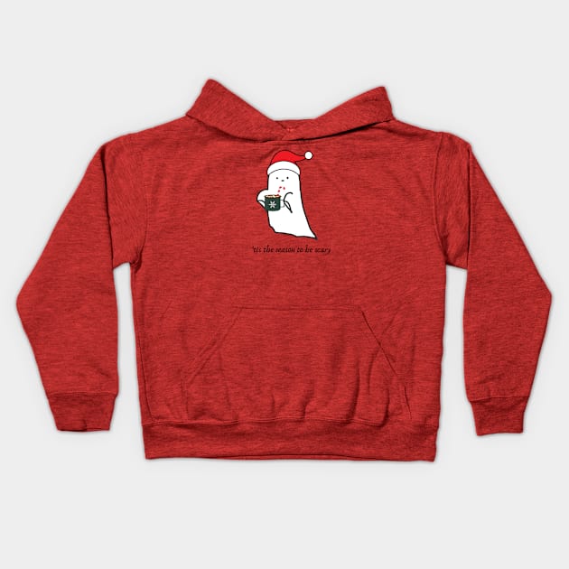 'tis the season to be scary Kids Hoodie by Gothee